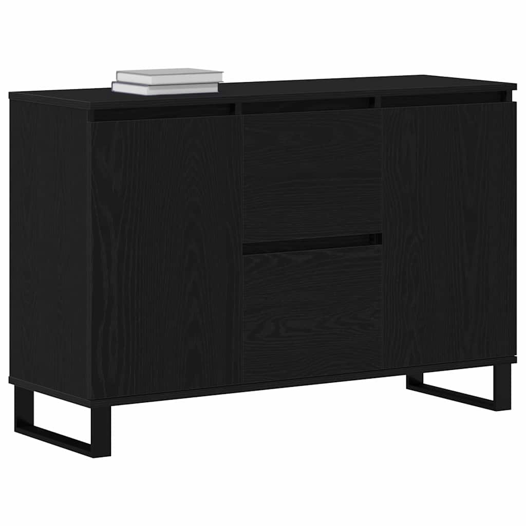 Servírovací Skříň Černý Dub 101,5 X 35 X 70 Cm Kompozitní Dřevo