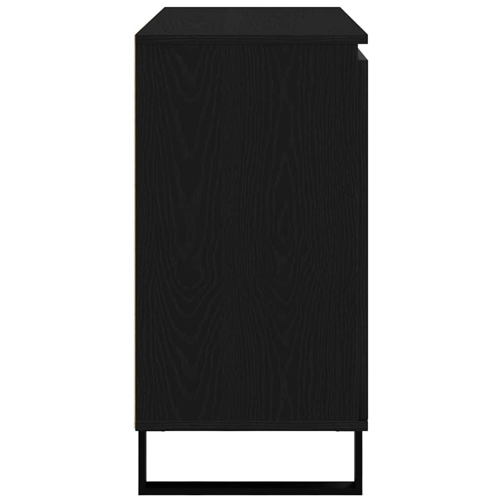 Servírovací Skříň Černý Dub 101,5 X 35 X 70 Cm Kompozitní Dřevo