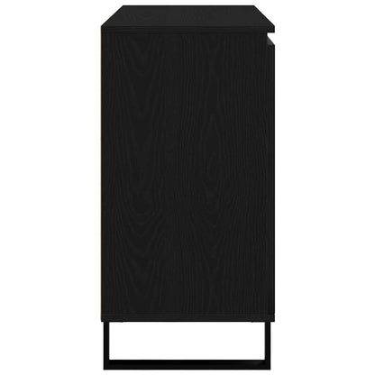 Servírovací Skříň Černý Dub 101,5 X 35 X 70 Cm Kompozitní Dřevo
