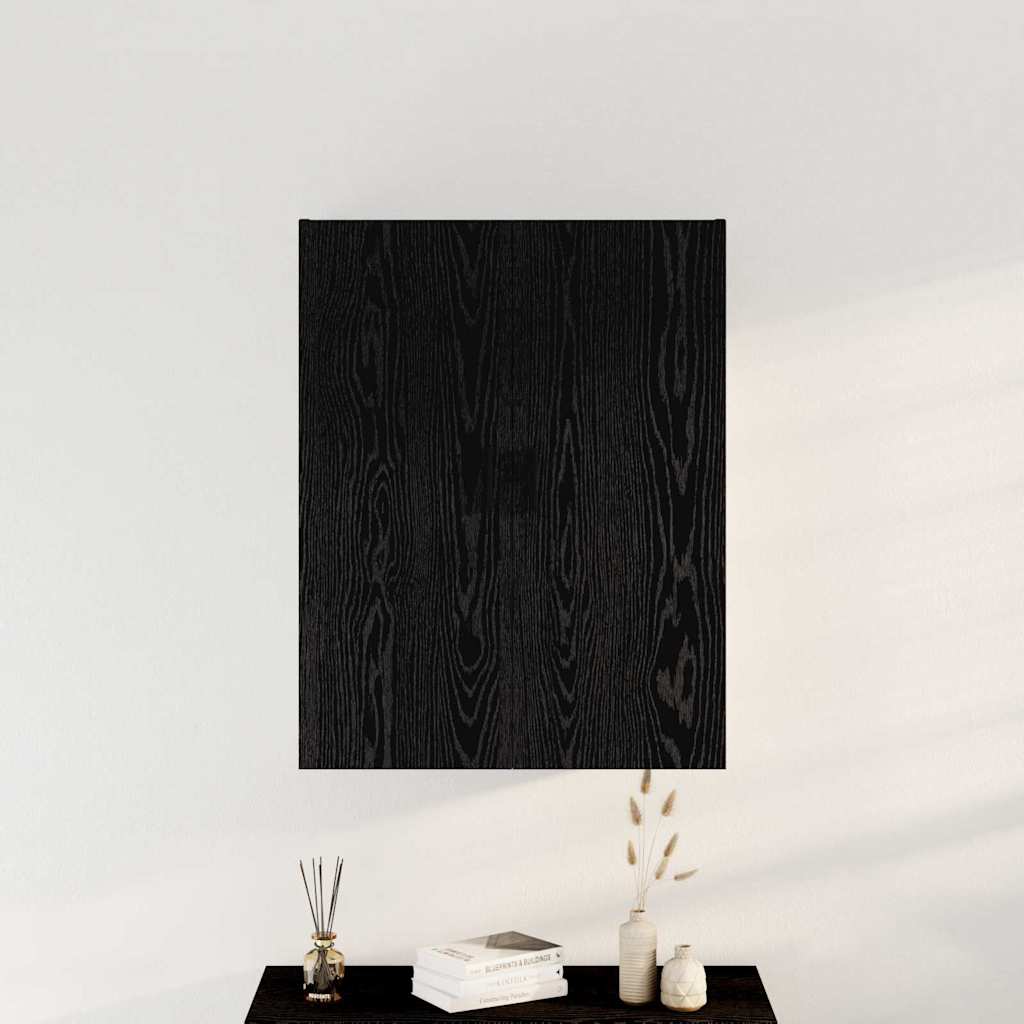 Nástěnná Skříň Černý Dub 69,5 X 34 X 90 Cm Kompozitní Dřevo