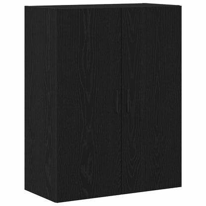 Nástěnná Skříň Černý Dub 69,5 X 34 X 90 Cm Kompozitní Dřevo