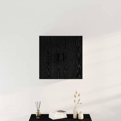 Nástěnná Skříň 60 X 31 X 60 Cm Kompozitní Dřevo Černý Dub