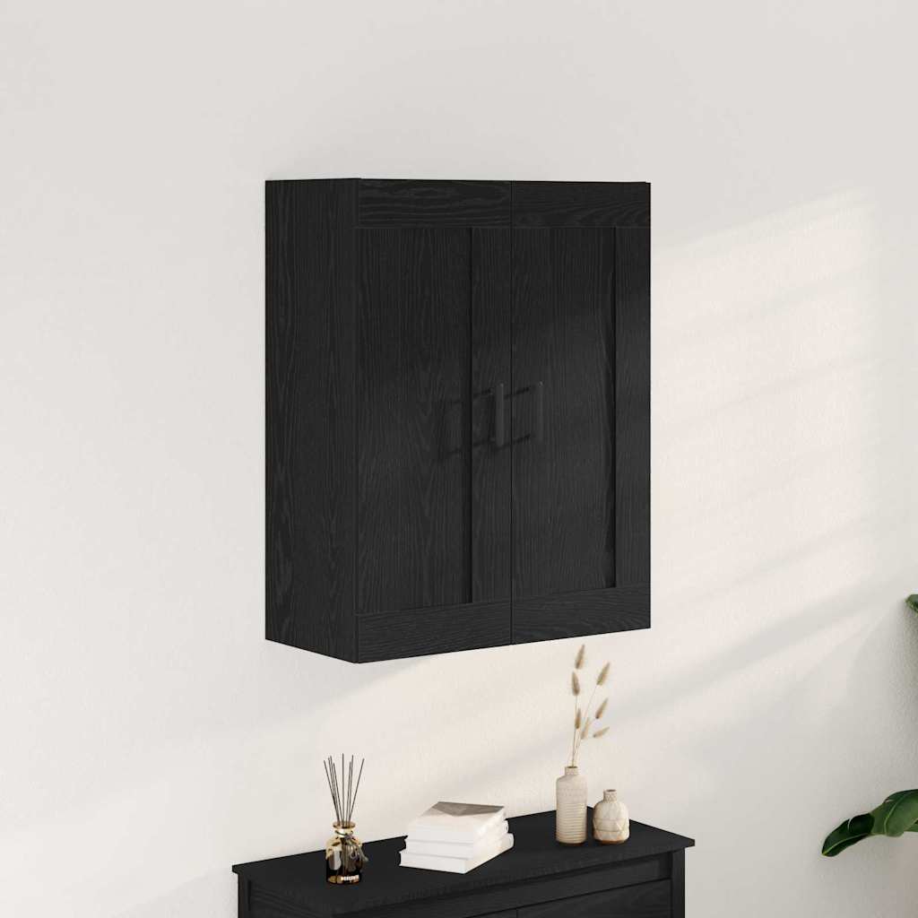 Nástěnná Skříň Černý Dub 69,5 X 34 X 90 Cm Kompozitní Dřevo