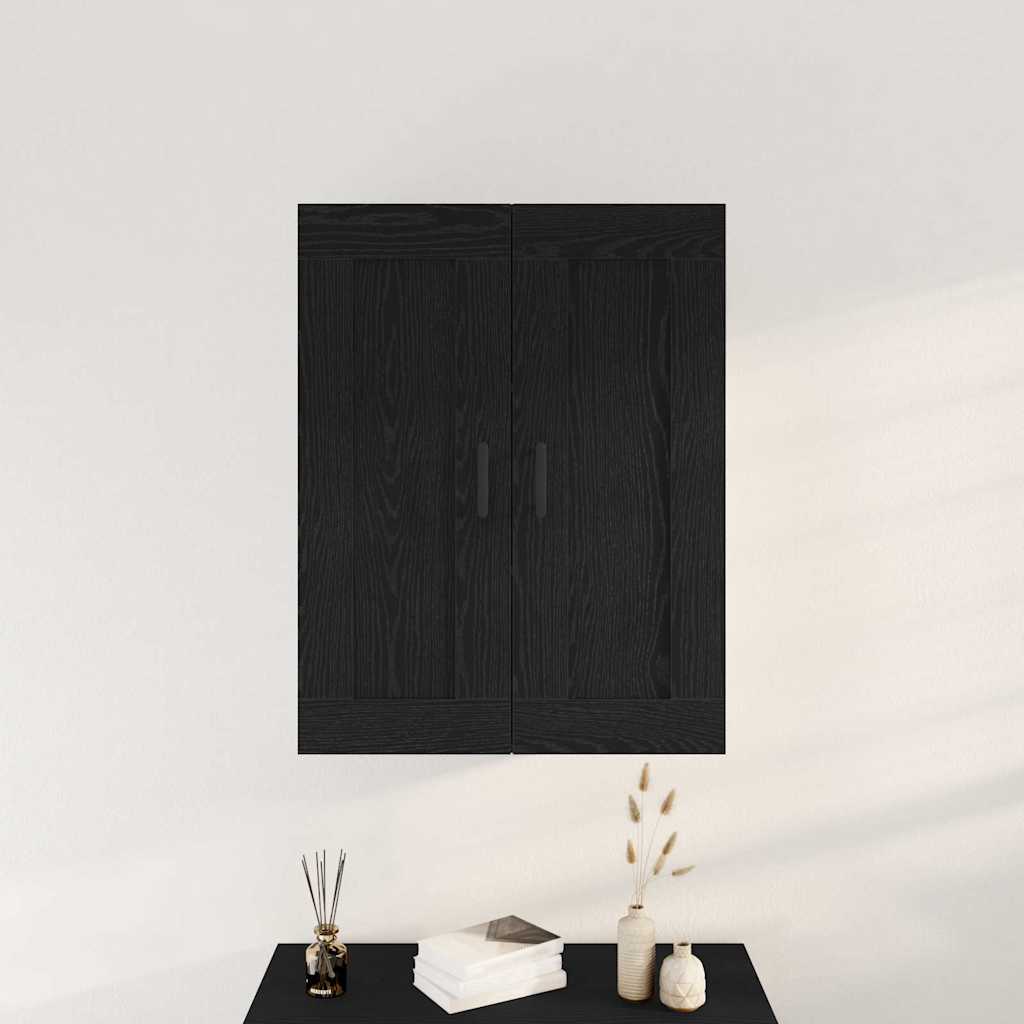 Nástěnná Skříň Černý Dub 69,5 X 34 X 90 Cm Kompozitní Dřevo