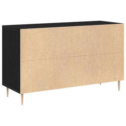 Servírovací Skříň Černý Dub 100 X 36 X 60 Cm Kompozitní Dřevo