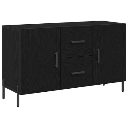 Servírovací Skříň Černý Dub 100 X 36 X 60 Cm Kompozitní Dřevo