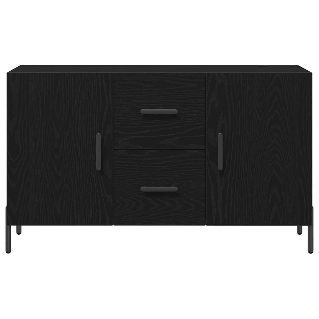 Servírovací Skříň Černý Dub 100 X 36 X 60 Cm Kompozitní Dřevo