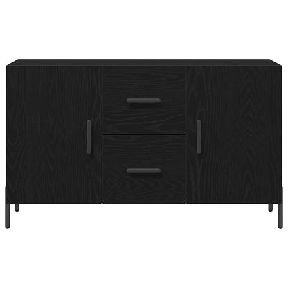 Servírovací Skříň Černý Dub 100 X 36 X 60 Cm Kompozitní Dřevo