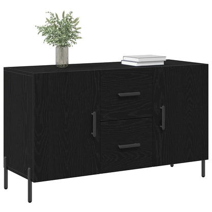 Servírovací Skříň Černý Dub 100 X 36 X 60 Cm Kompozitní Dřevo