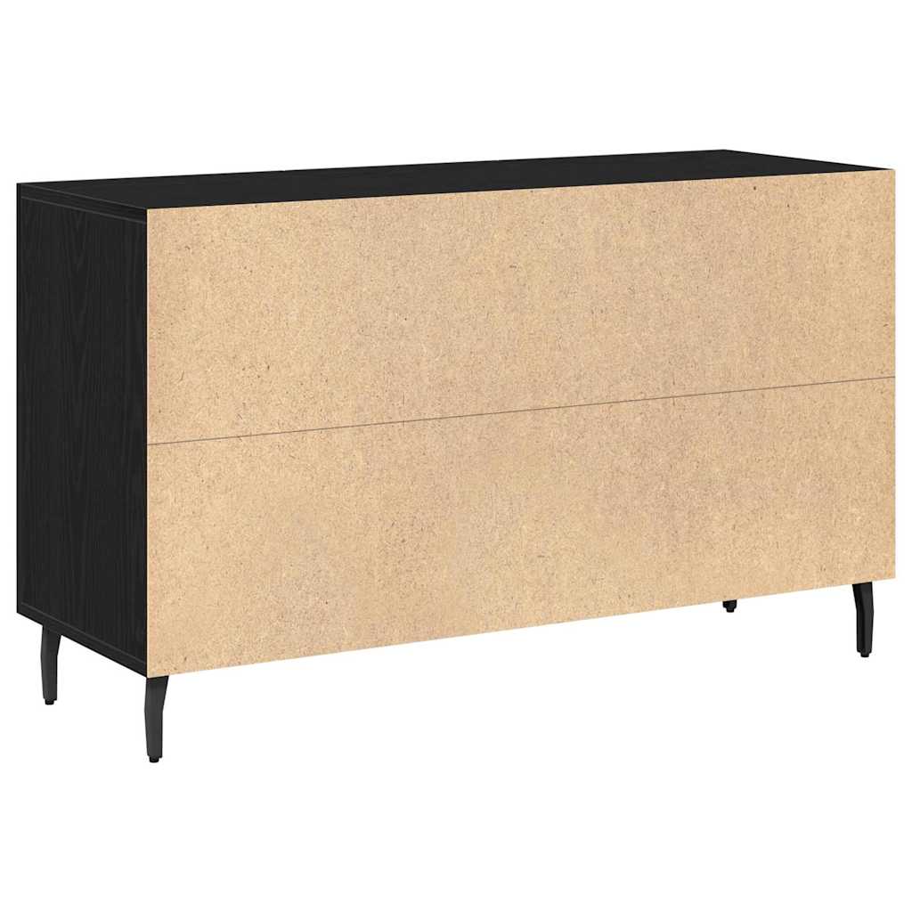 Servírovací Skříň Černý Dub 100 X 36 X 60 Cm Kompozitní Dřevo