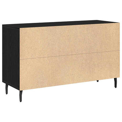 Servírovací Skříň Černý Dub 100 X 36 X 60 Cm Kompozitní Dřevo