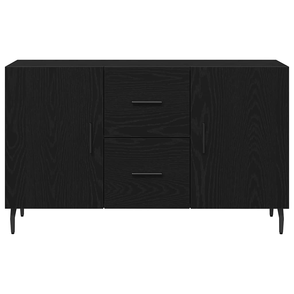 Servírovací Skříň Černý Dub 100 X 36 X 60 Cm Kompozitní Dřevo