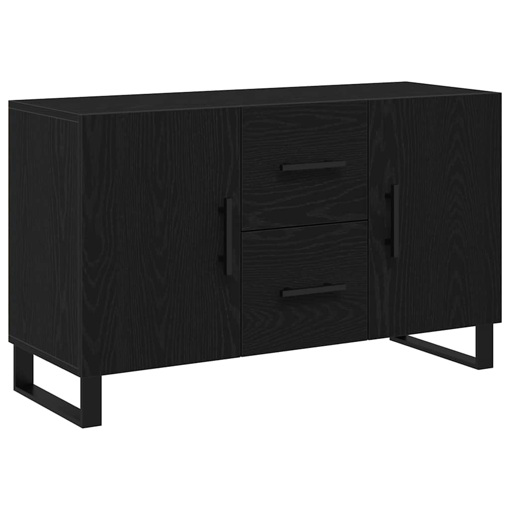 Servírovací Skříň Černý Dub 100 X 36 X 60 Cm Kompozitní Dřevo