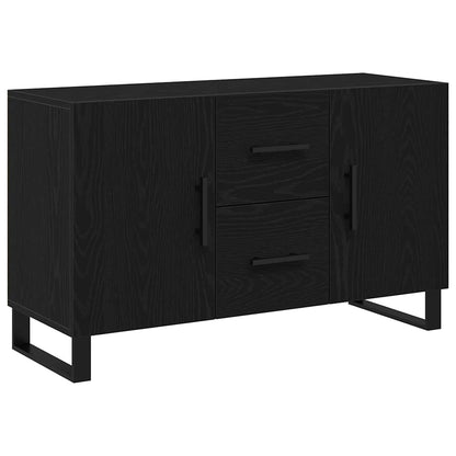Servírovací Skříň Černý Dub 100 X 36 X 60 Cm Kompozitní Dřevo