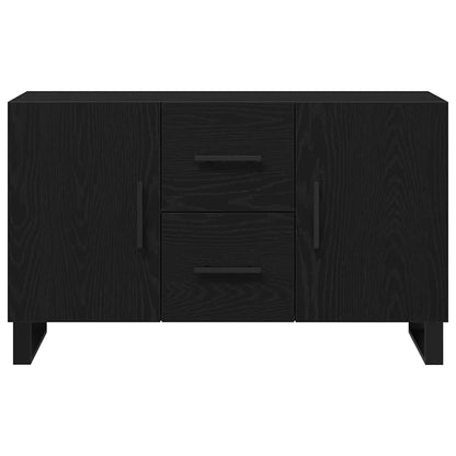 Servírovací Skříň Černý Dub 100 X 36 X 60 Cm Kompozitní Dřevo