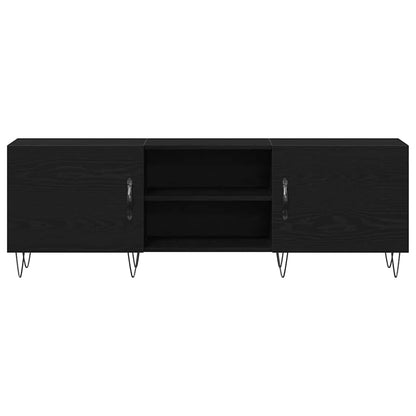 Sestava Tv Skříněk 150 X 30 X 50 Cm Černý Dub Kompozitní Dřevo