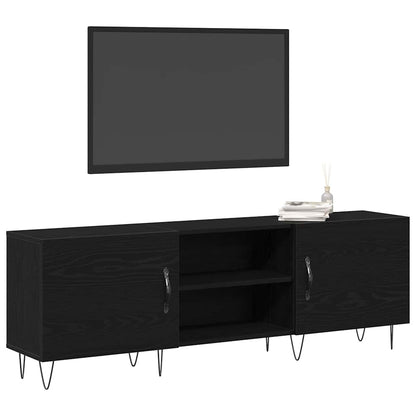 Sestava Tv Skříněk 150 X 30 X 50 Cm Černý Dub Kompozitní Dřevo