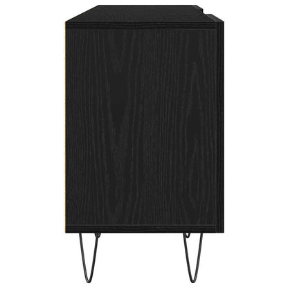 Sestava Tv Skříněk 150 X 30 X 50 Cm Černý Dub Kompozitní Dřevo