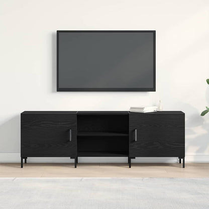 Sestava Tv Skříněk 150 X 30 X 50 Cm Černý Dub Kompozitní Dřevo