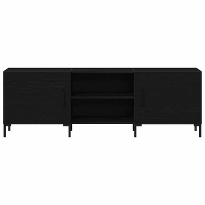 Sestava Tv Skříněk 150 X 30 X 50 Cm Černý Dub Kompozitní Dřevo