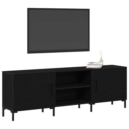 Sestava Tv Skříněk 150 X 30 X 50 Cm Černý Dub Kompozitní Dřevo