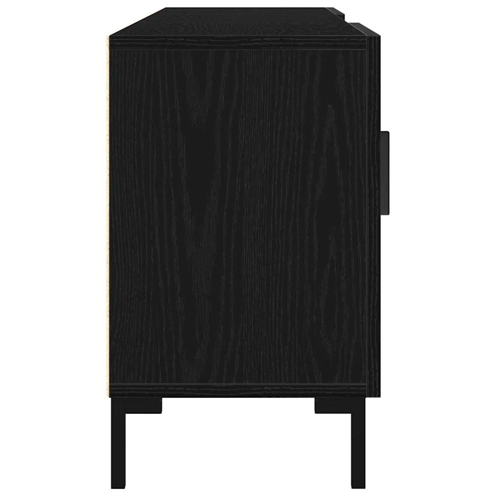 Sestava Tv Skříněk 150 X 30 X 50 Cm Černý Dub Kompozitní Dřevo