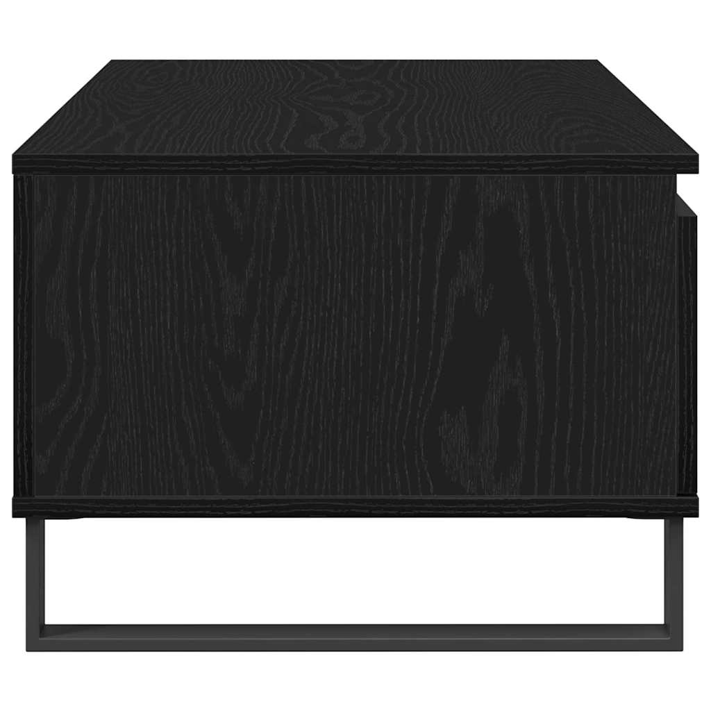 Konferenční Stolek Černý Dub 90 X 50 X 36,5 Cm Kompozitní Dřevo