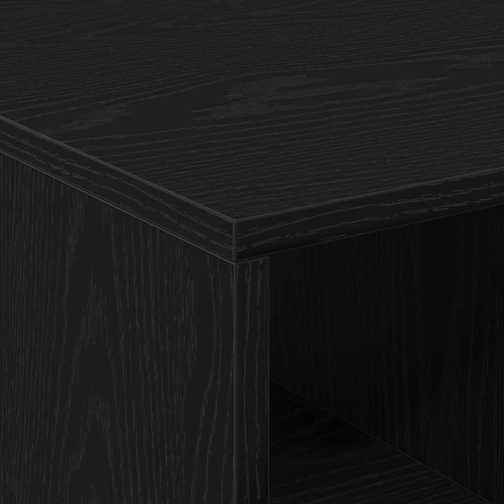 Konferenční Stolek Černý Dub 90 X 50 X 36.5 Cm Kompozitní Dřevo