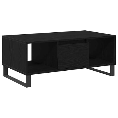 Konferenční Stolek Černý Dub 90 X 50 X 36.5 Cm Kompozitní Dřevo