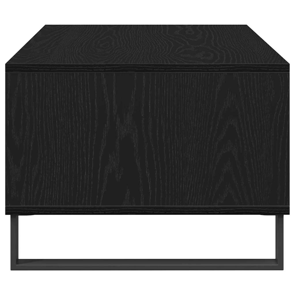 Konferenční Stolek Černý Dub 90 X 50 X 36.5 Cm Kompozitní Dřevo