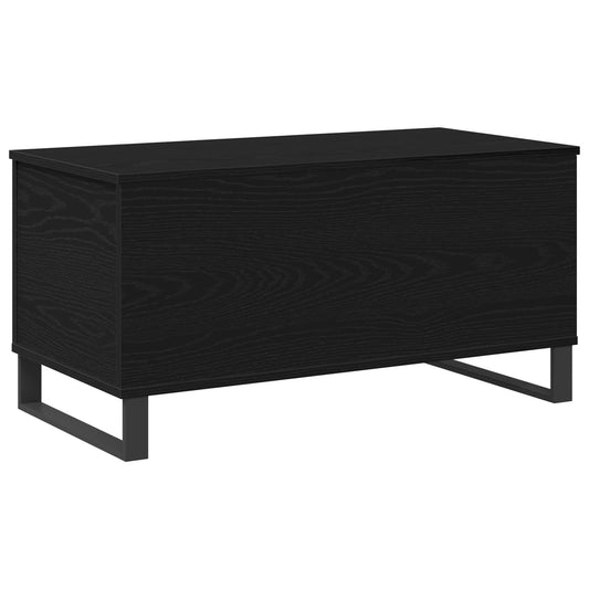 Konferenční Stolek Černý Dub 90 X 44,5 X 45 Cm Kompozitní Dřevo