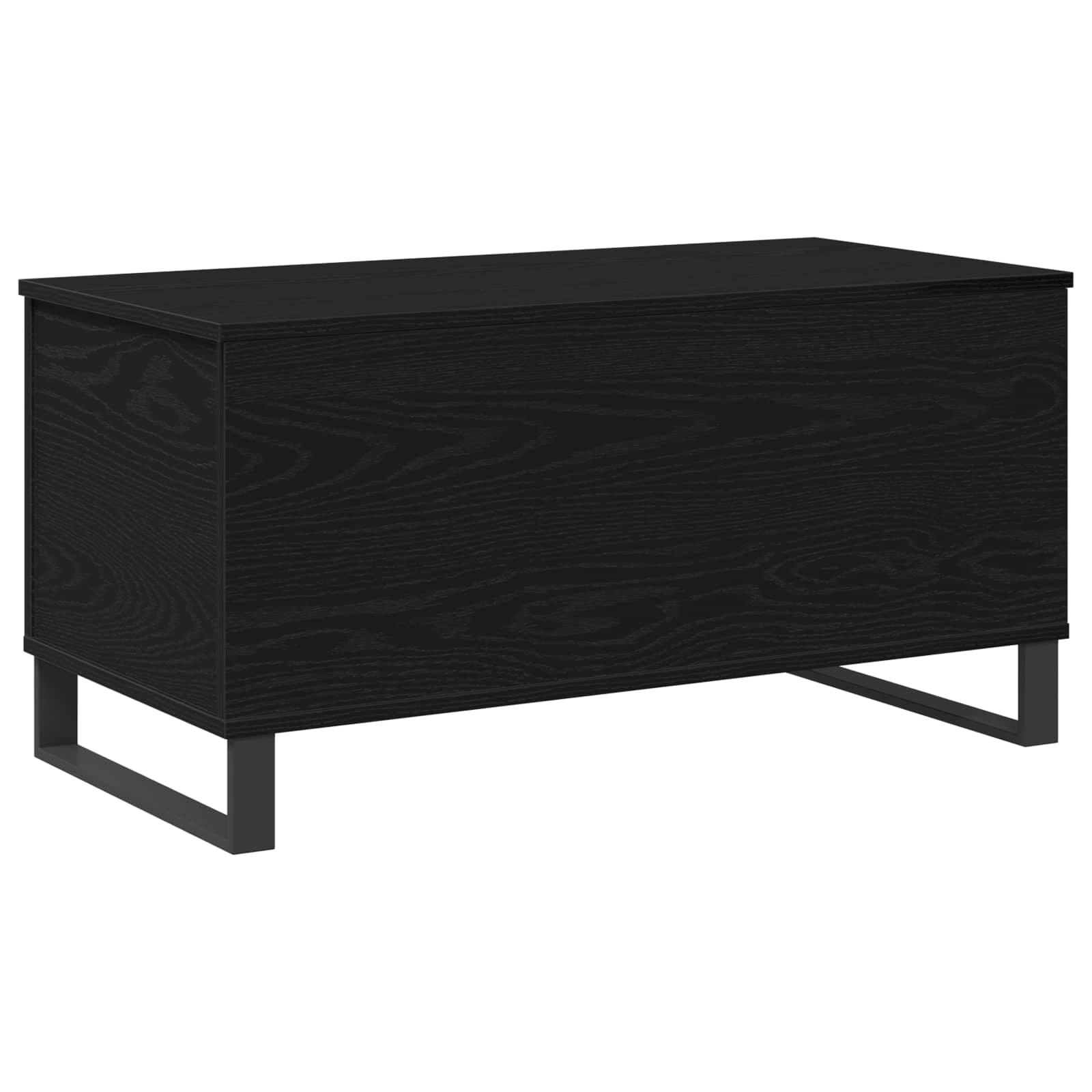 Konferenční Stolek Černý Dub 90 X 44,5 X 45 Cm Kompozitní Dřevo
