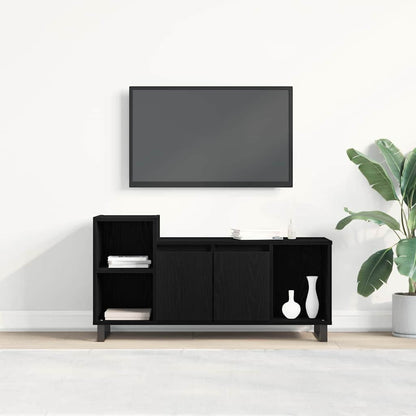 Sestava Tv Skříněk 100 X 35 X 55 Cm Černý Dub Kompozitní Dřevo