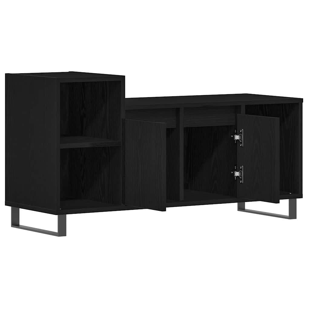Sestava Tv Skříněk 100 X 35 X 55 Cm Černý Dub Kompozitní Dřevo