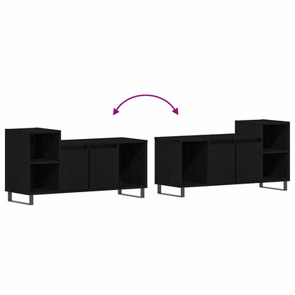 Sestava Tv Skříněk 100 X 35 X 55 Cm Černý Dub Kompozitní Dřevo