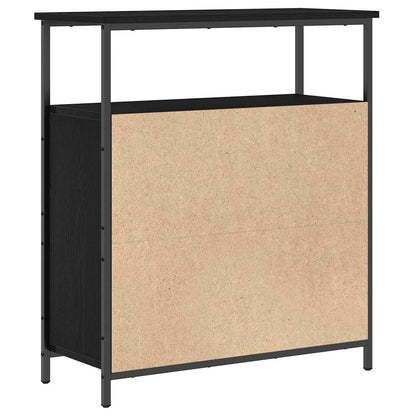 Servírovací Skříň Černý Dub 70 X 30 X 80 Cm Kompozitní Dřevo