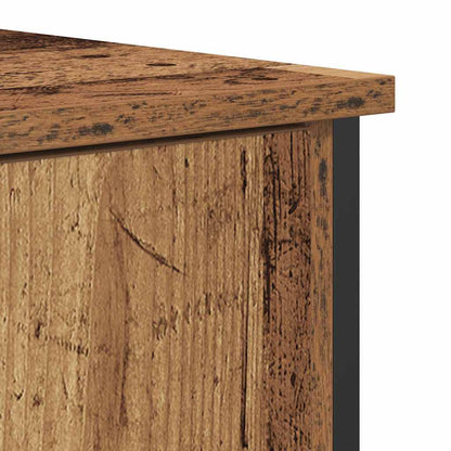 Servírovací Skříň Staré Dřevo 70 X 30 X 80 Cm Kompozitní Dřevo