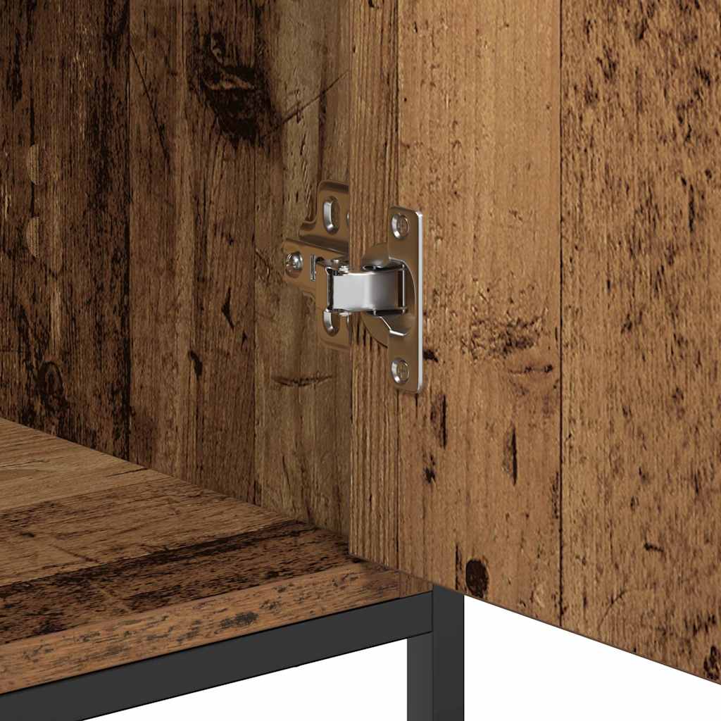 Servírovací Skříň Staré Dřevo 70 X 30 X 80 Cm Kompozitní Dřevo