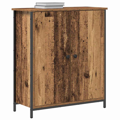 Servírovací Skříň Staré Dřevo 70 X 30 X 80 Cm Kompozitní Dřevo