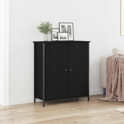 Servírovací Skříň Černý Dub 70 X 30 X 80 Cm Kompozitní Dřevo
