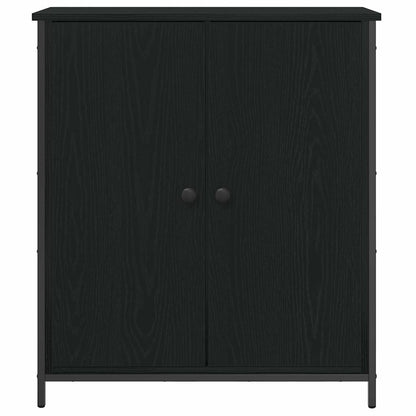 Servírovací Skříň Černý Dub 70 X 30 X 80 Cm Kompozitní Dřevo