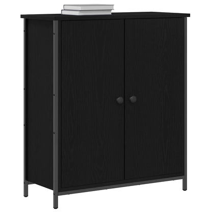Servírovací Skříň Černý Dub 70 X 30 X 80 Cm Kompozitní Dřevo