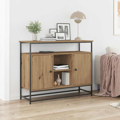 Servírovací Skříň Artisanový Dub 100 X 35 X 80 Cm