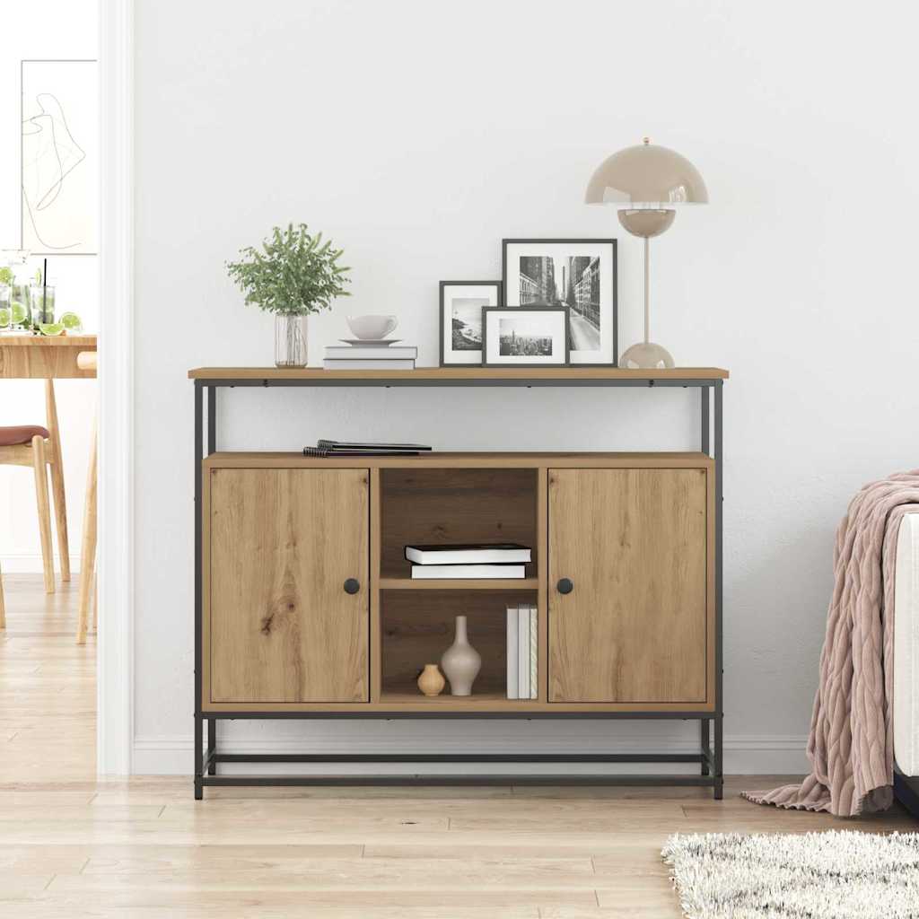 Servírovací Skříň Artisanový Dub 100 X 35 X 80 Cm