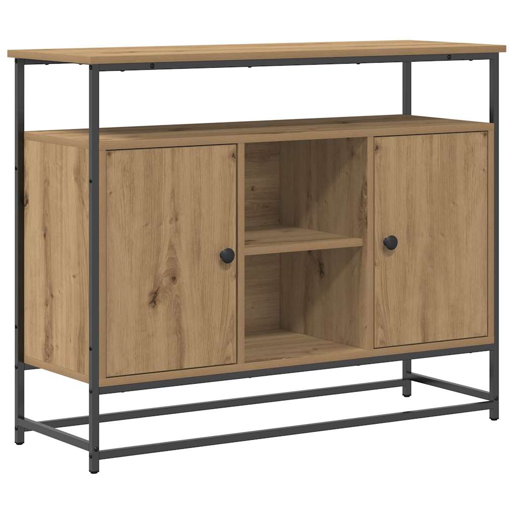 Servírovací Skříň Artisanový Dub 100 X 35 X 80 Cm