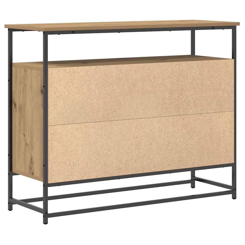 Servírovací Skříň Artisanový Dub 100 X 35 X 80 Cm