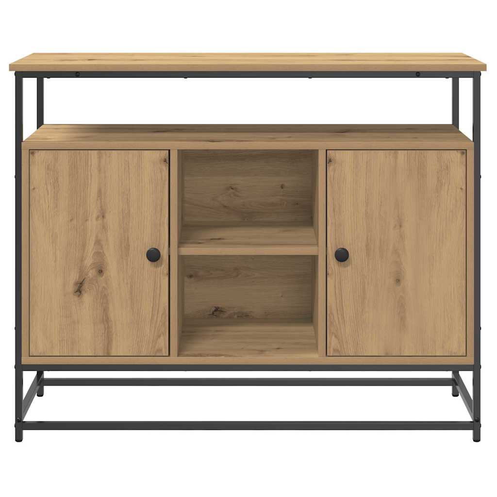 Servírovací Skříň Artisanový Dub 100 X 35 X 80 Cm
