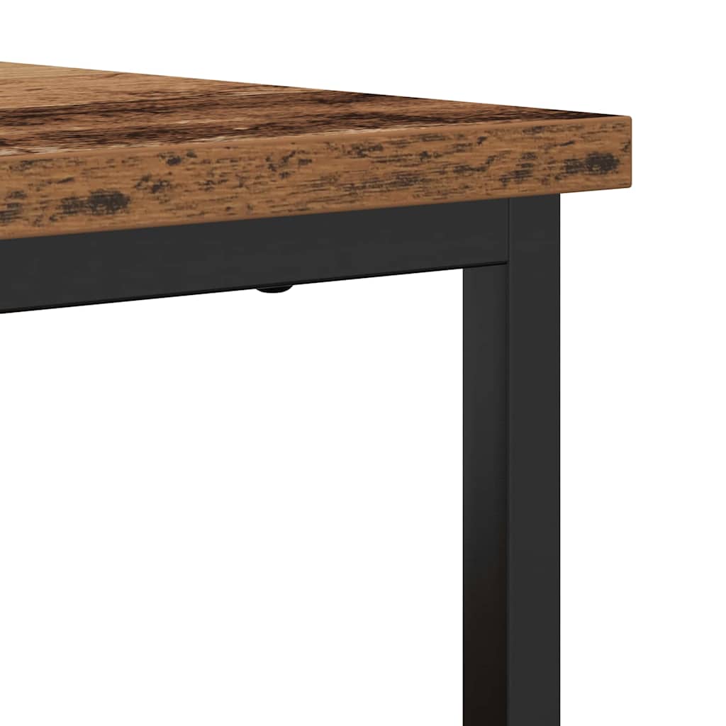 Servírovací Skříň Staré Dřevo 69 X 35 X 80 Cm Kompozitní Dřevo