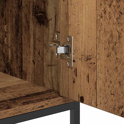 Servírovací Skříň Staré Dřevo 69 X 35 X 80 Cm Kompozitní Dřevo