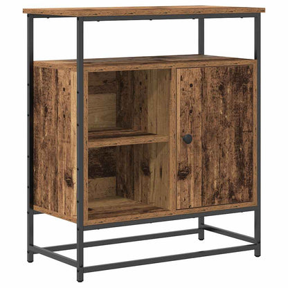 Servírovací Skříň Staré Dřevo 69 X 35 X 80 Cm Kompozitní Dřevo